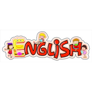 Decal dán tường chũ english 70x2m