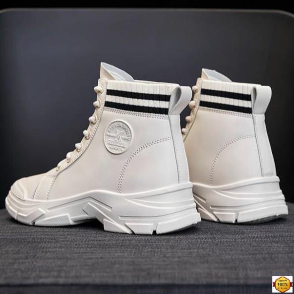 💖FULLBOX BOOT💖 Bốt ulzzang Hàn Quốc độn đế dày cổ chun ôm chân cá tính sale