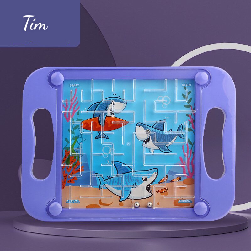 Bộ Đồ Chơi Mê Cung Bi Sắt Tìm Đường Thông Minh Cho Bé Giáo Dục Sớm