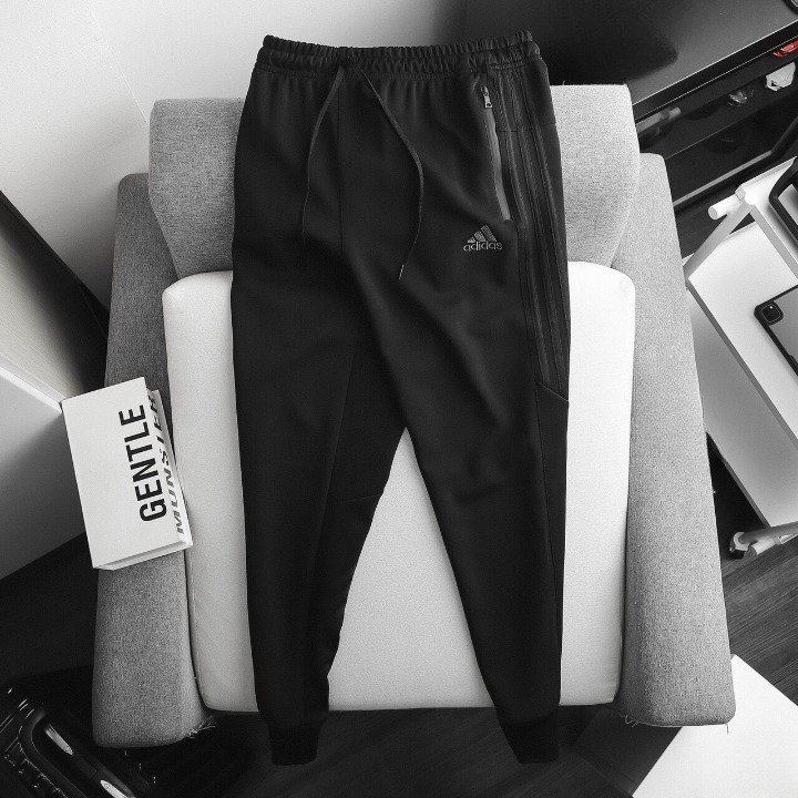 Quần dài nam, quần jogger nam thể thao thiết kế viền trẻ trung chất nỉ poly dày rặn co giãn 4 chiều