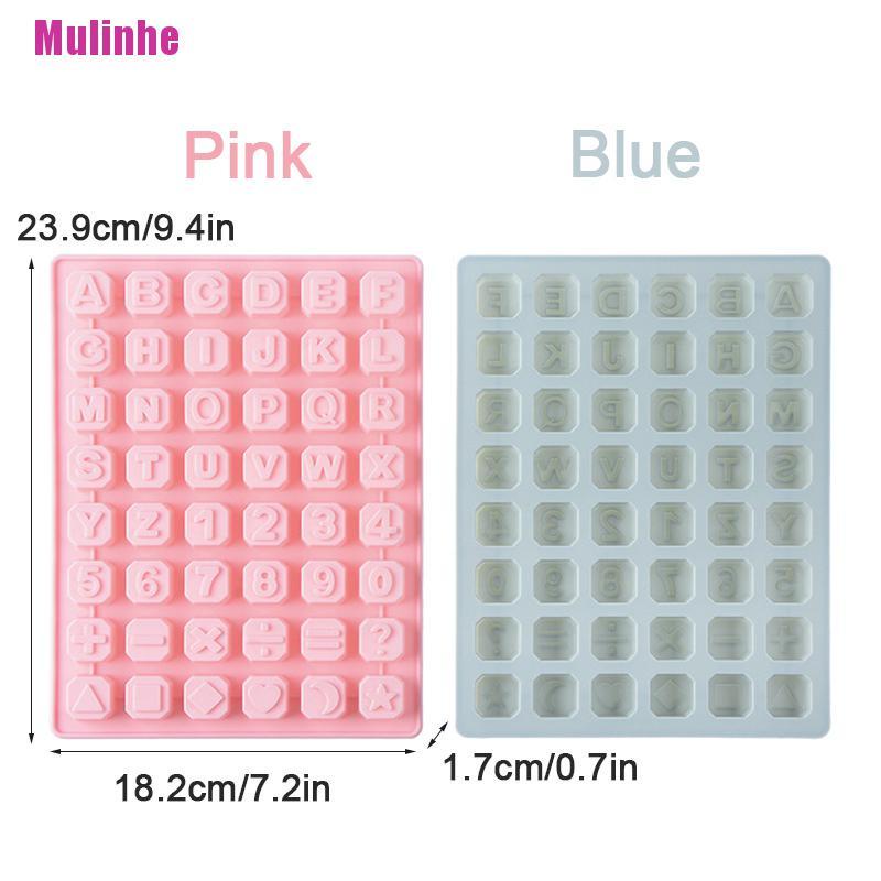 Khuôn Silicone Làm Đá / Sô Cô La / Bánh Hình Chữ Cái