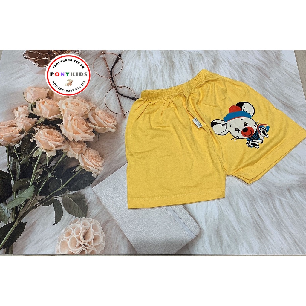 Quần đùi chục cho bé trai , bé gái chất cotton thoáng mát mùa hè