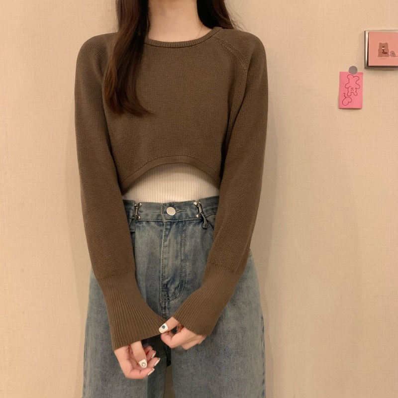 Áo sweater Dệt Kim Tay Dài Thời Trang Mùa Xuân Chất Lượng Cao Cho Nữ