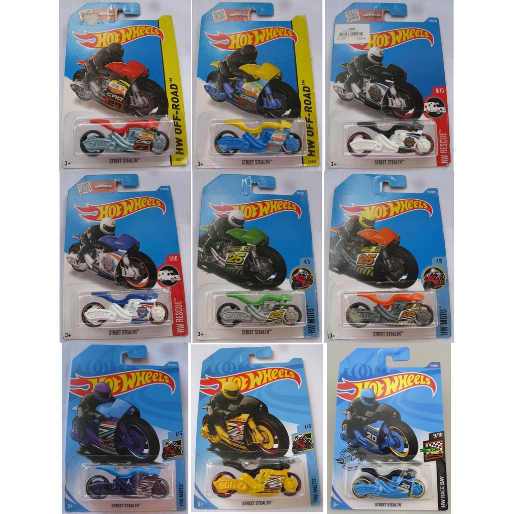 Xe mô hình Hot Wheels Street Stealth