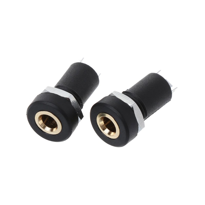 Set 2 Ổ Cắm Âm Thanh 3 Cực 3.5mm Chuyên Dụng