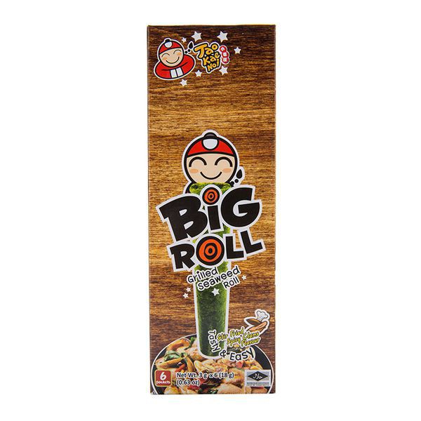 (5 vị) Rong biển Big Roll gói 3gr (Hộp 6 gói)