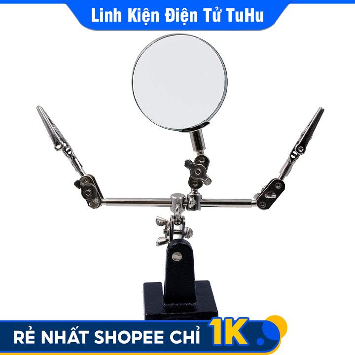 Kính Lúp Đa Năng Có Kẹp Hàn tráng bạc 24K