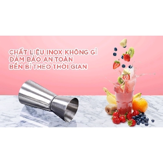 Zig đong dùng trong đo lương, pha chế đồ uống
