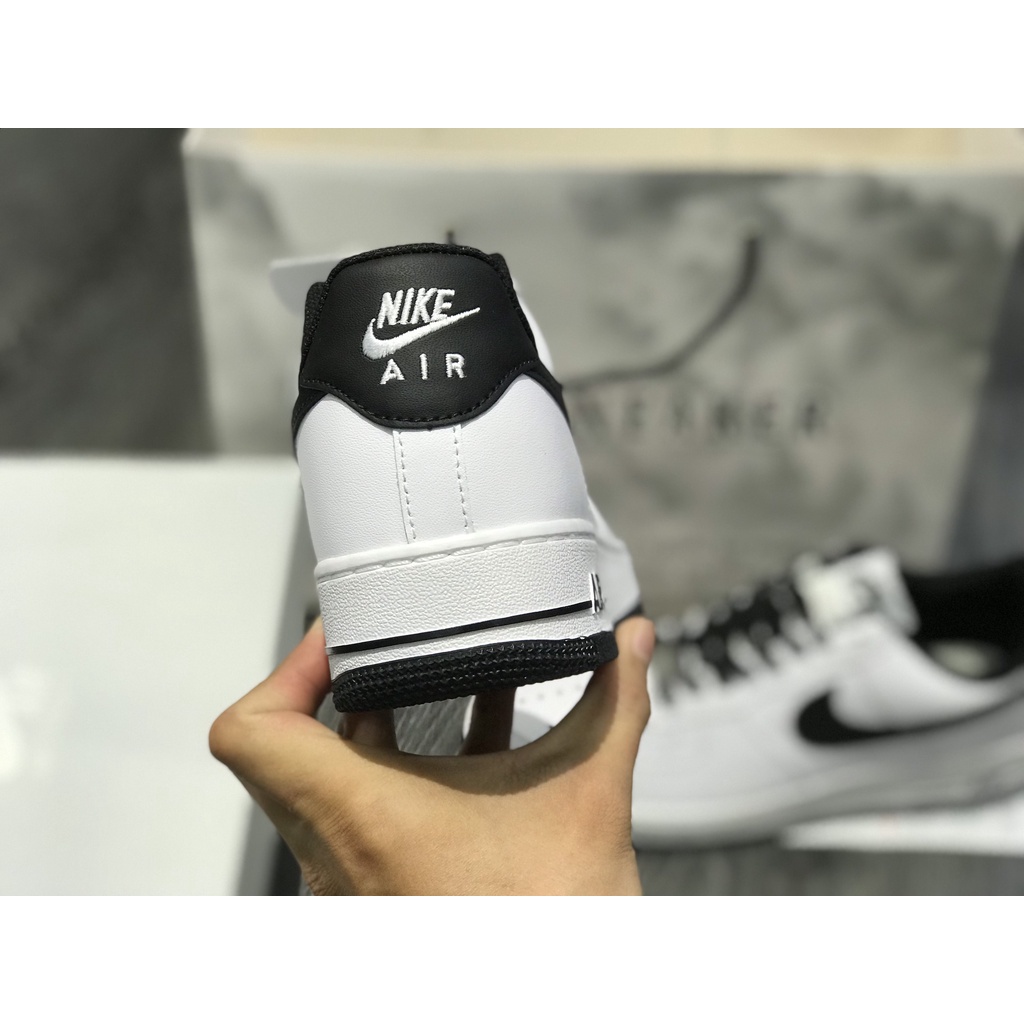 Siêu Phẩm Giày Thể Thao Sneaker A.F.1 Đen Trắng Gót Đen Siêu Hot Cao Cấp Ảnh Thật + freeship