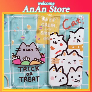 Ốp lưng Vsmart Active 3 ❤️ Ốp lưng Vsmart Joy 3 ❤️ Ốp lưng Vsmart Live v.v... dẻo trong in hình Cute Cat - AnAn Store