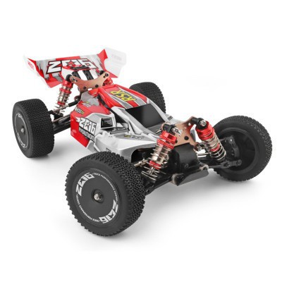 Xe Ô tô Wltoys 144001 tỷ lệ 1/14 Siêu tốc độ 60km/h Chuẩn Thi Đấu 4wd Giảm sóc Kim Loại Phuộc Nhôm Quái Xế XK 144001