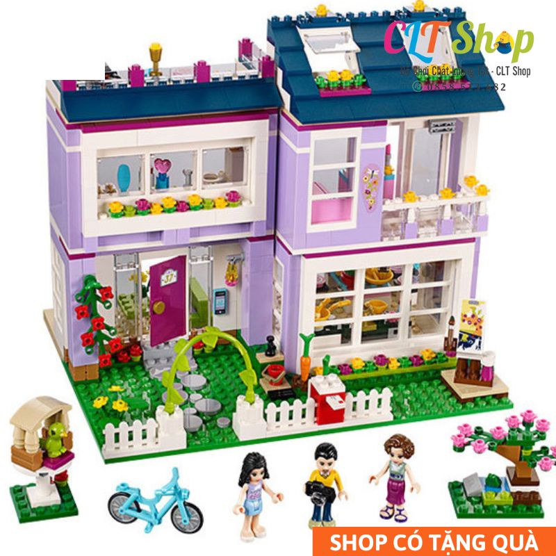 Đồ chơi xếp hình ngôi nhà biệt thự của Emma house sx3067 CLTshop