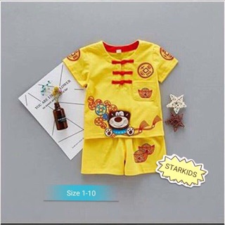 Shop bán mẫu mặc tết cho các bé yeu day các mẹ ơi 😝😝!! Chất cotton mềm mịn màu sắc phối hài hoà phong cách tàu cổ điển