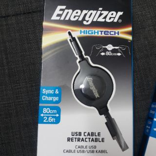 Cáp rút Energizer HT USB Micro 80cm