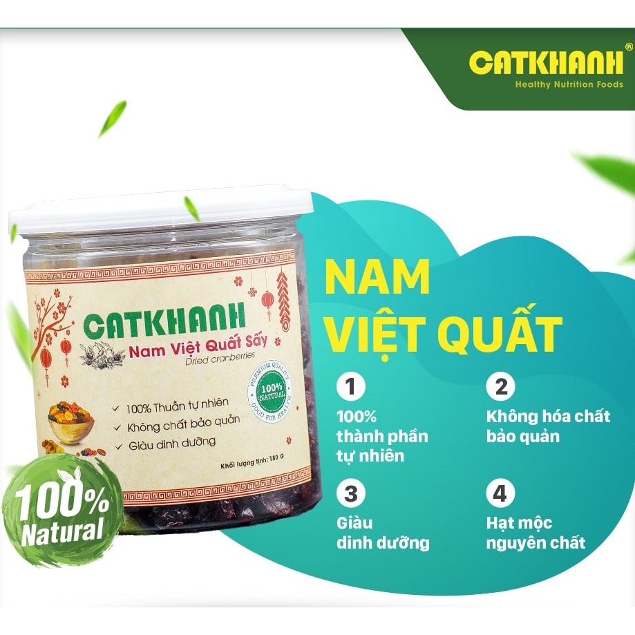 Nam Việt Quất Cát Khánh- Lon 180g