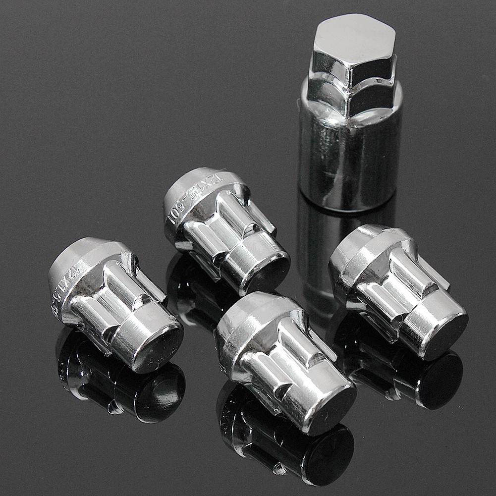 Set 4 Bu Lông 12x1.5mm 60 Độ Chống Trộm Kèm Chìa Khóa X39