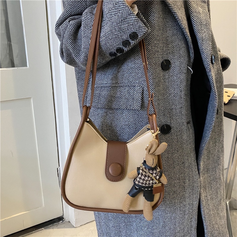 Envirosax Túi Đeo Chéo Vai Hình Vuông Nhỏ Gọn Có Khóa Độc Đáo Phong Cách Retro Thời Trang