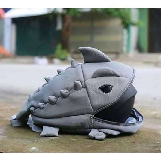 Miễn phí v/c Balo khủng long đựng mũ bảo hiểm vải lưới