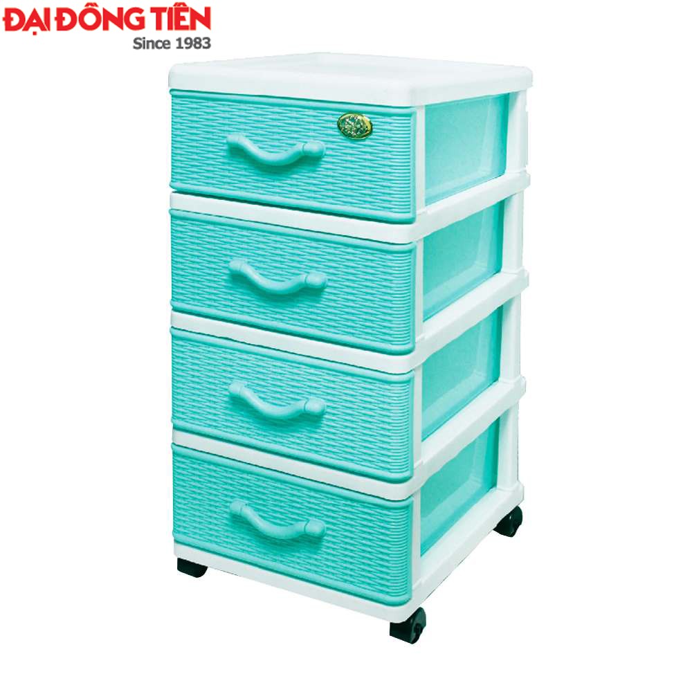 Tủ nhựa cao cấp -Tủ đan 4 ngăn Đại Đồng Tiến