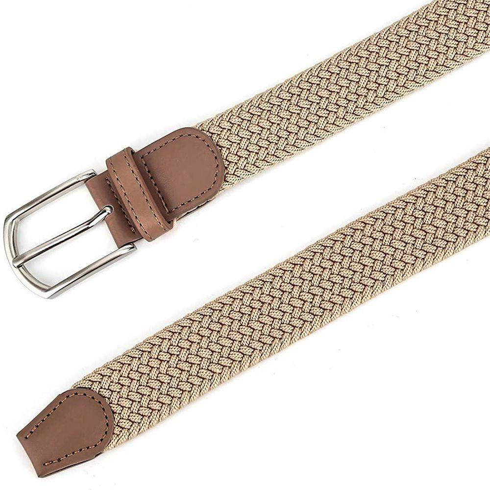 Thắt Lưng Bện Dây 90cm Bằng Vải Bạt Co Giãn Nhiều Kiểu Dáng Đơn Giản