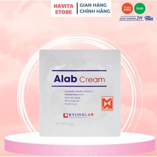 Kem dưỡng retinol Alab Cream KYUNG LAB tái tạo da ngừa lão hóa xóa nhăn đều màu trắng sáng,sample retinol 1,2ml
