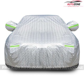 Bạt Phủ Ô Tô Áo Trùm Tráng Bạc 3 Lớp Chống Nóng Che Mưa Chống Cháy