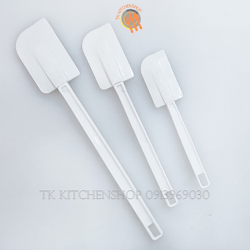 Dụng Cụ Làm Bánh – Vét Bột Silicon Chất Lượng Tốt – 3 kích thước/  Spatula phới trộn bột, phới dẹt silicon