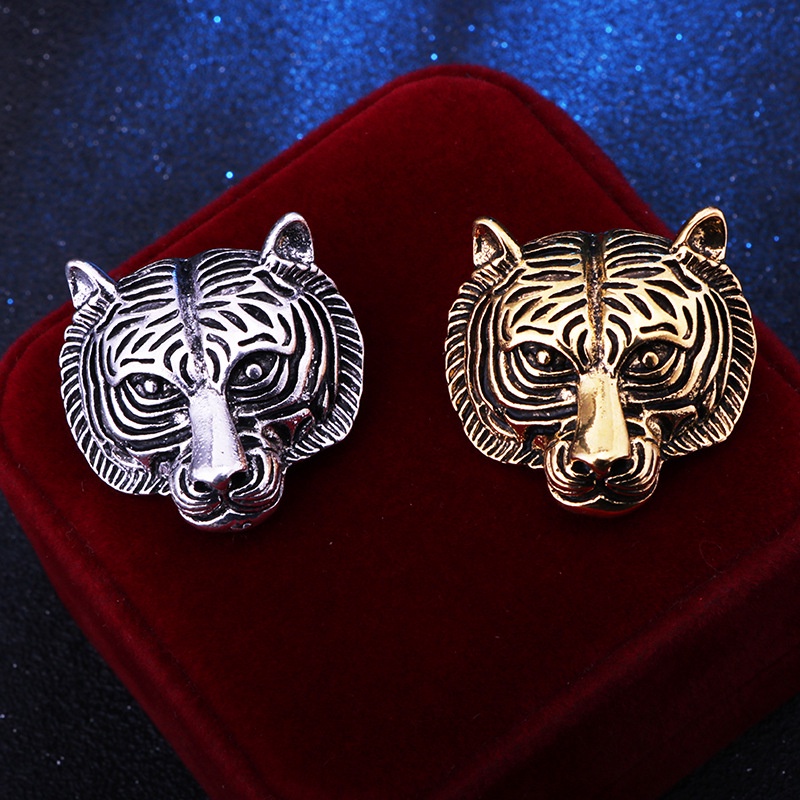 EFAN Bán Chạy Trâm Cài Áo Hình Chú Hổ Hoàng Đạo Năm Mới Của Trung Quốc Cổ Điển Cho Nam Giới