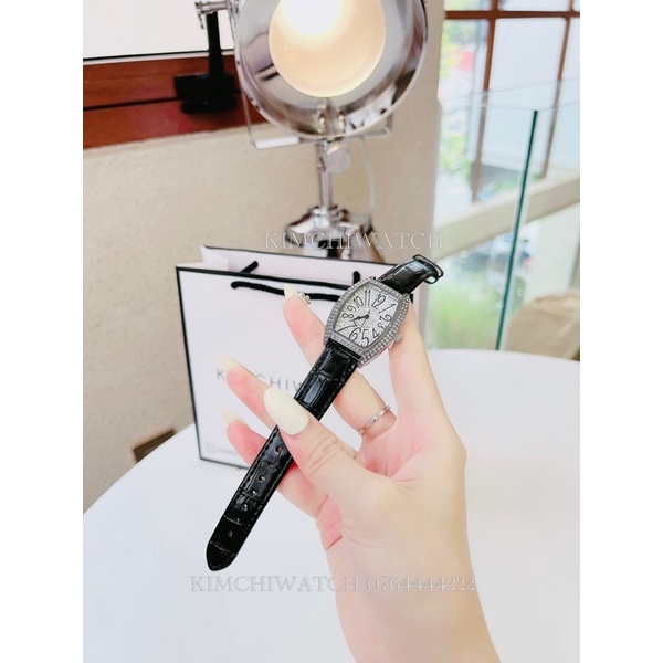 Đồng hồ dây da nữ Frank mulet ảnh chụp thật bảo hành 12 tháng
