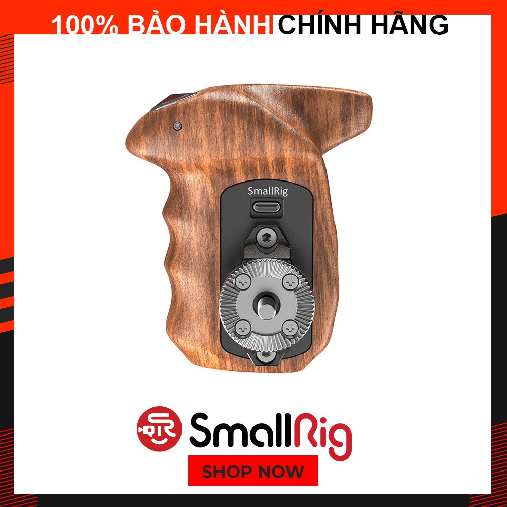 Tay cầm SmallRig Right Side Wooden Hand Grip with Record StartStop Remote Trigger for Sony Mirrorless Cameras HSR2511