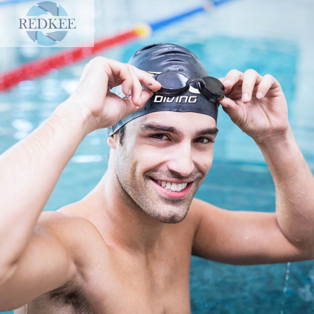 Mũ Bơi Silicone Chống Thấm Nước Cho Nam Và Nữ