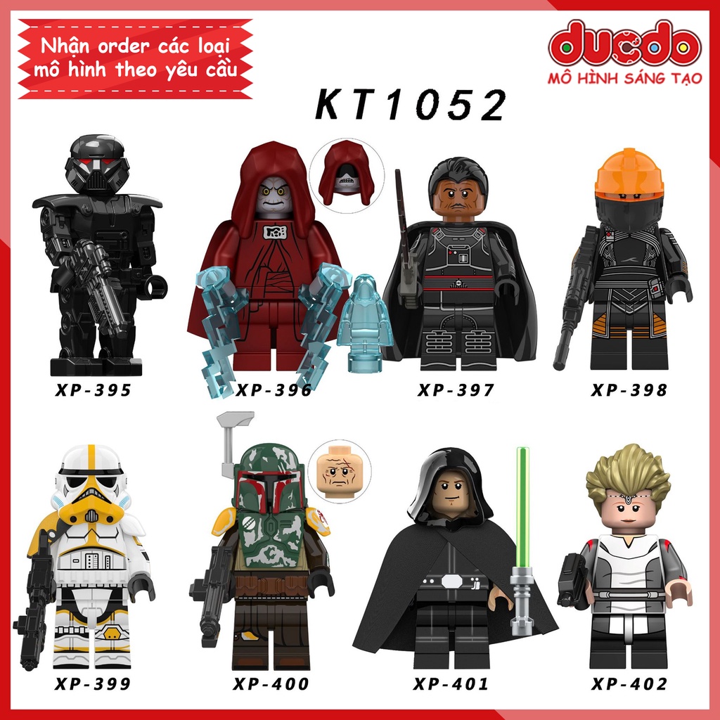 Minifigures nhân vật Chiến tranh giữa các vì sao - Đồ chơi Lắp ghép Xếp hình Mô hình Mini KORUIT KT1052