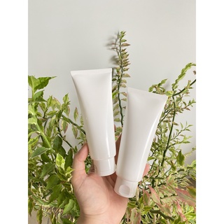 Combo 5 tuýp nhựa nền trắng 100ml ❤ ❤ Tuýp nhựa chiết mỹ phẩm