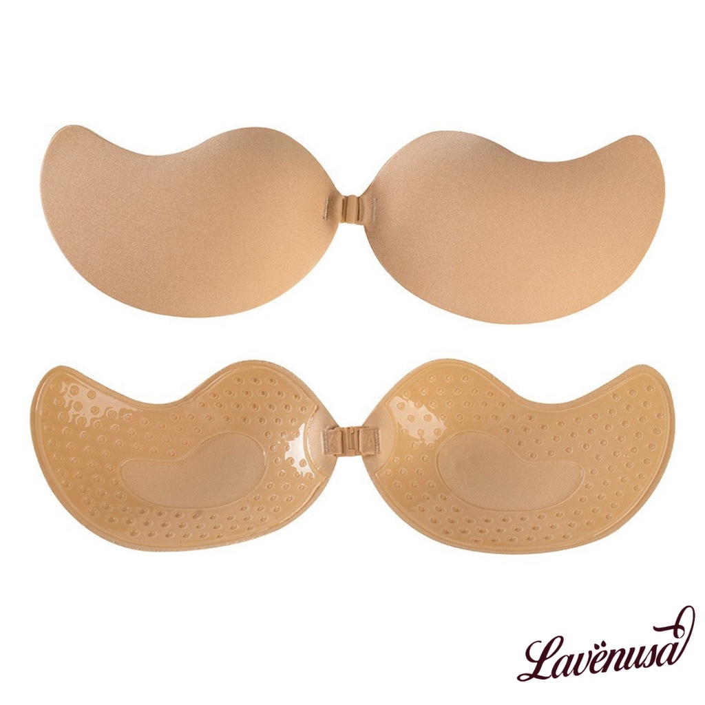Áo lót nữ dán ngực cài trước siêu dính hình quả xoài thoáng khí LAVENUSA AL22