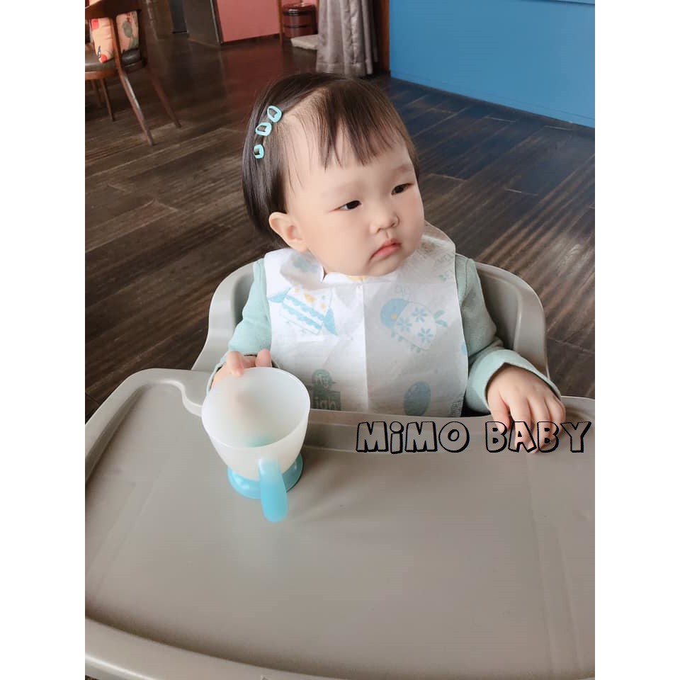 Kẹp tóc mini hình giọt nước phủ dầu bóng màu sắc Mimo Baby cho bé KT03