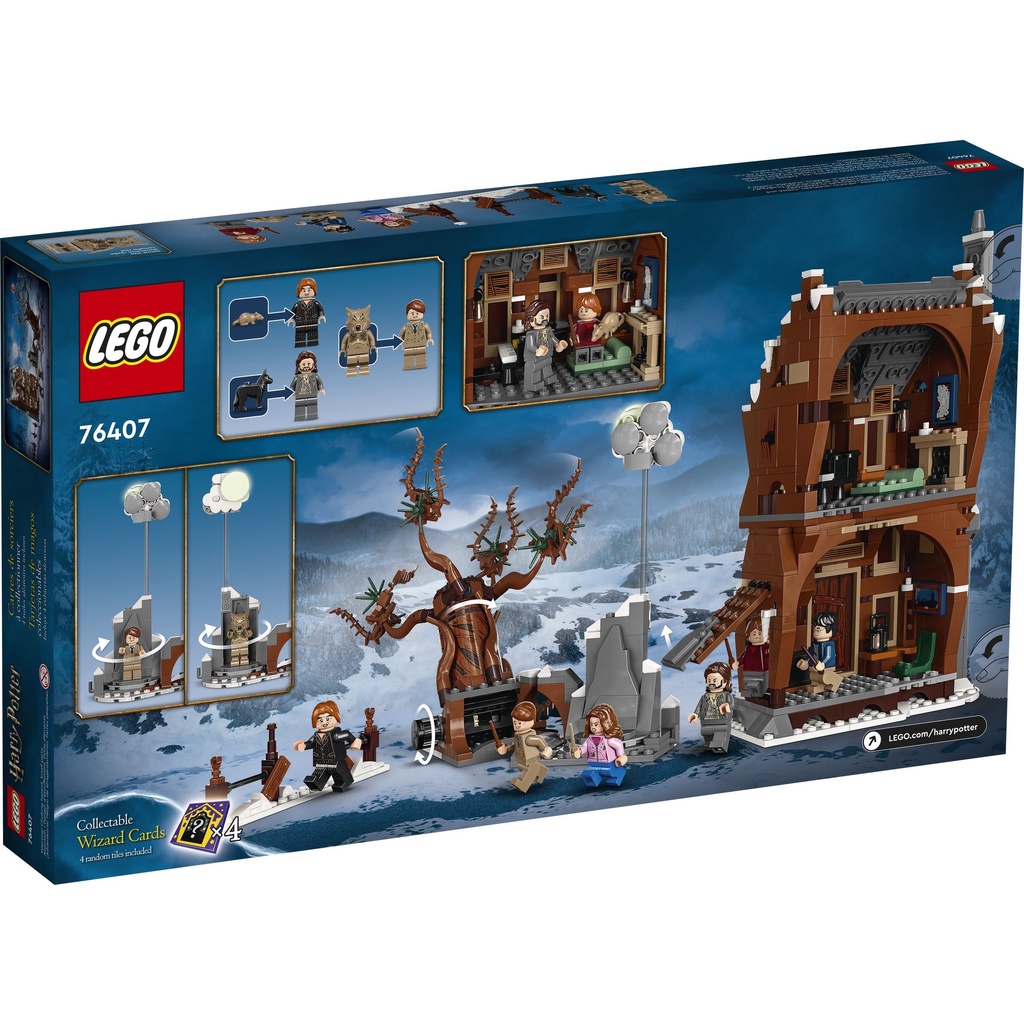 LEGO Harry Potter 76407 Lều Hét và Cây liễu roi trường Hogwarts - Haypley HCM