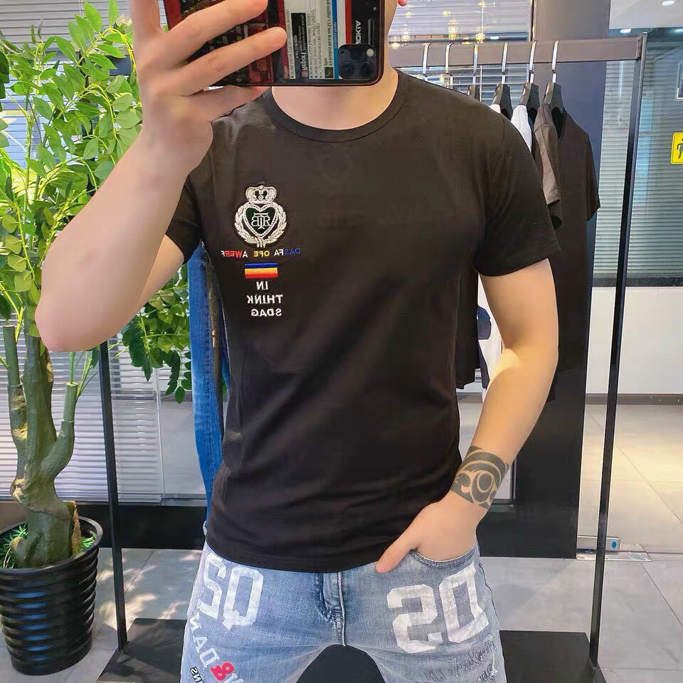 Áo thun nam cổ tròn Muradfashion, áo polo nam chất vải cotton cao cấp hot trend 2021 NT1031 | BigBuy360 - bigbuy360.vn