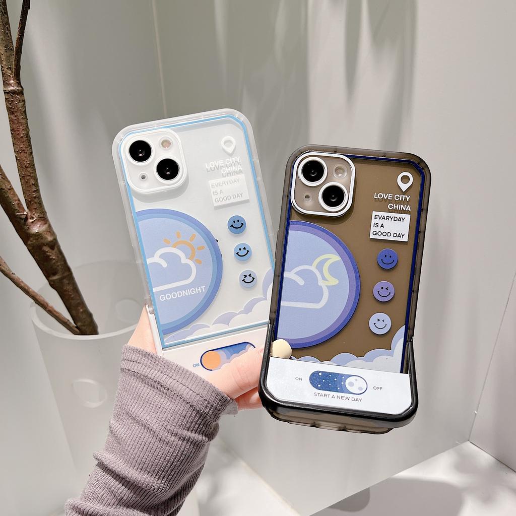 Ốp Điện Thoại in Hình Dự Báo Thời Tiết Cho IPhone 13Promax 12 11 7plus X XR Xsmax