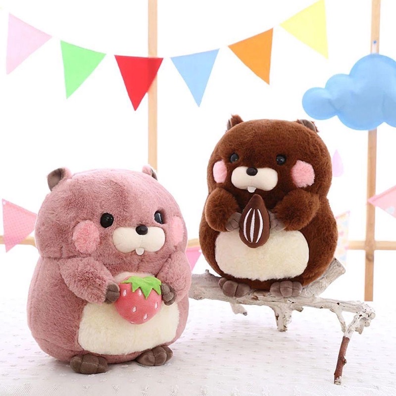 Đồ chơi Gấu Bông hình chuột Hamster dễ thương 25cm |ẢNH THẬT|