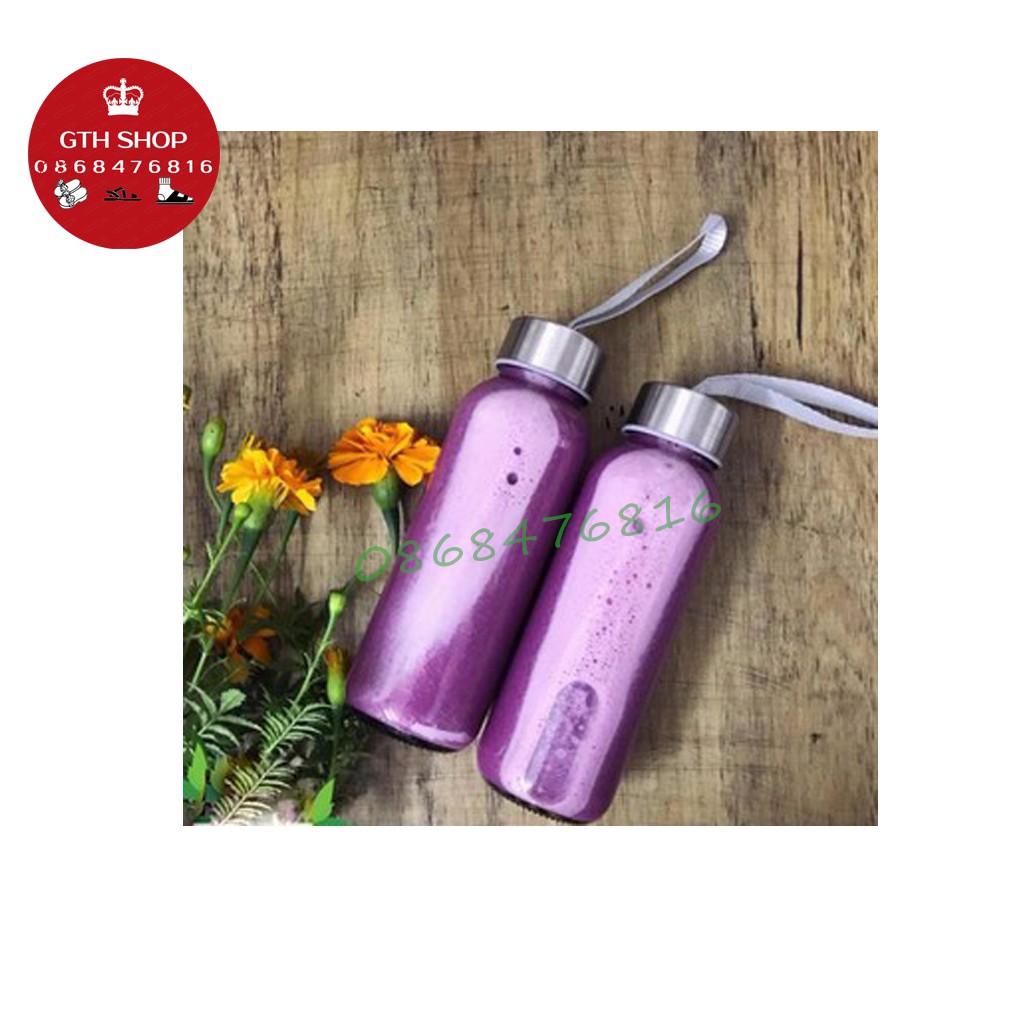 [GIÁ HỦY DIỆT] Chai Nước 300ml Thủy Tinh Có Dây Xách 300ml-GTH SHOP