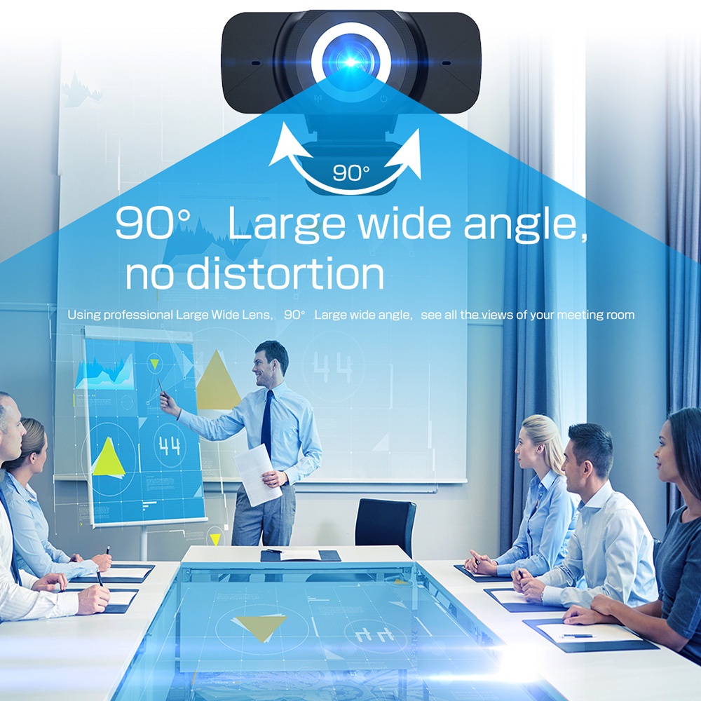 Webcam Kẹp 1080P Màn Hình Tích Hợp Míc - Webcam Máy Tính Hỗ Trợ Học Trực Tuyến, để bàn | BigBuy360 - bigbuy360.vn