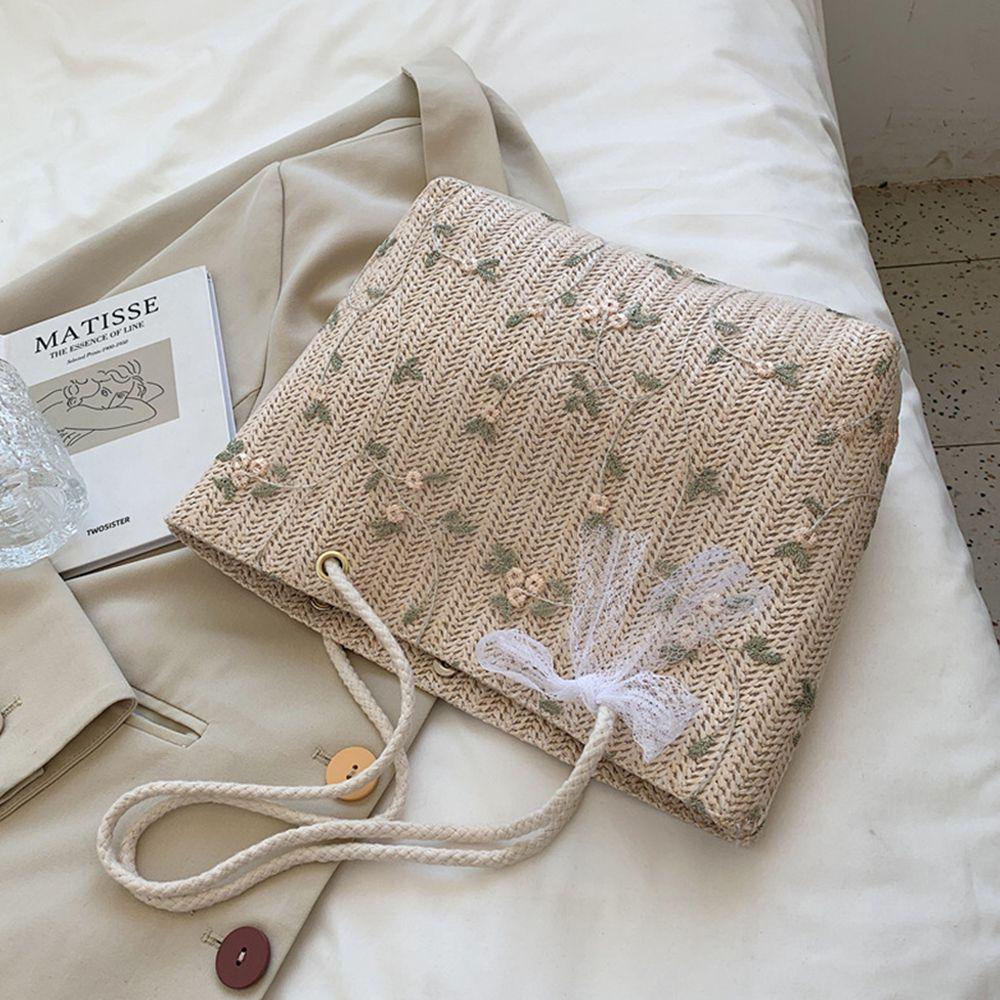 CACTU Túi Xách Đan Rơm Thời Trang Mùa Hè Cho Nữ