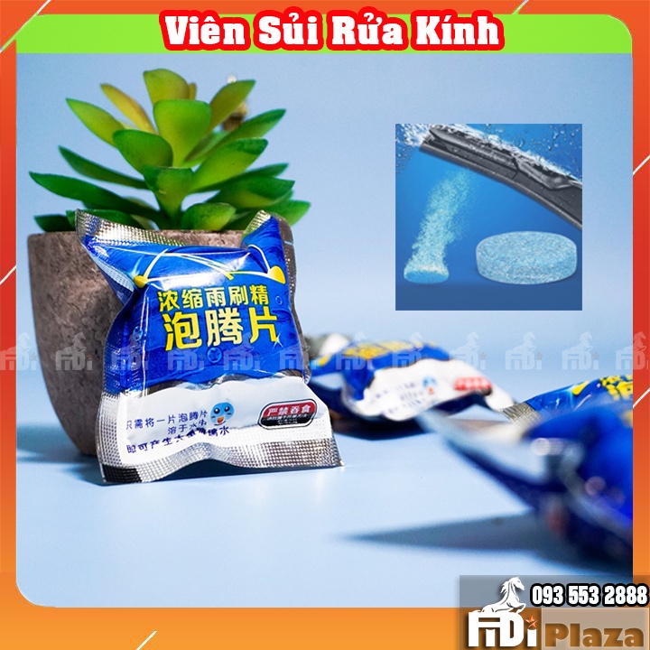 Viên Sủi Rửa Kính Xe Ô Tô Chỉ 1 Viên Pha 4lít Nước – Lau Kinh, Rửa Kính Ô Tô Siêu Sạch – An Toàn