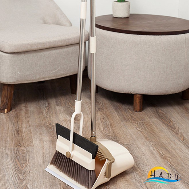Bộ chổi kèm hốt rác ,cây chổi 2in1 thiết kế gồm 1 chổi và 1 hốt rác có gạt nước vô cùng tiện dụng