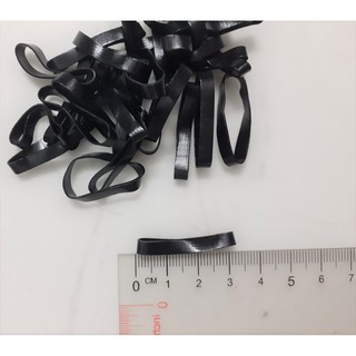 Dây chun, dây thun cột tóc dày đen/màu 10g