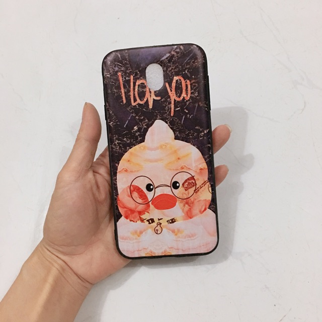 Ốp j7 Pro, j7pro hình chú vịt đeo kính