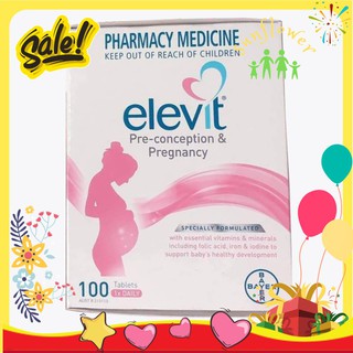 Elevit Bầu Úc Vitamin Tổng Hợp 100 viên dành cho bà bầu của Úc