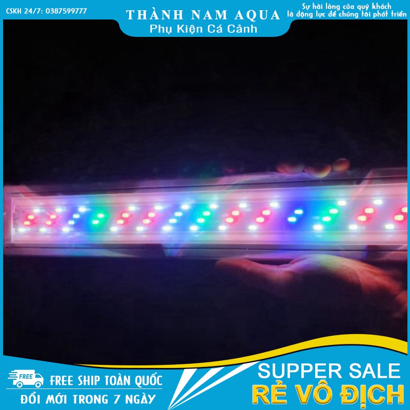 Đèn led thủy sinh 3 chế độ sáng 20cm, 30cm, 40cm, 50cm 60cm