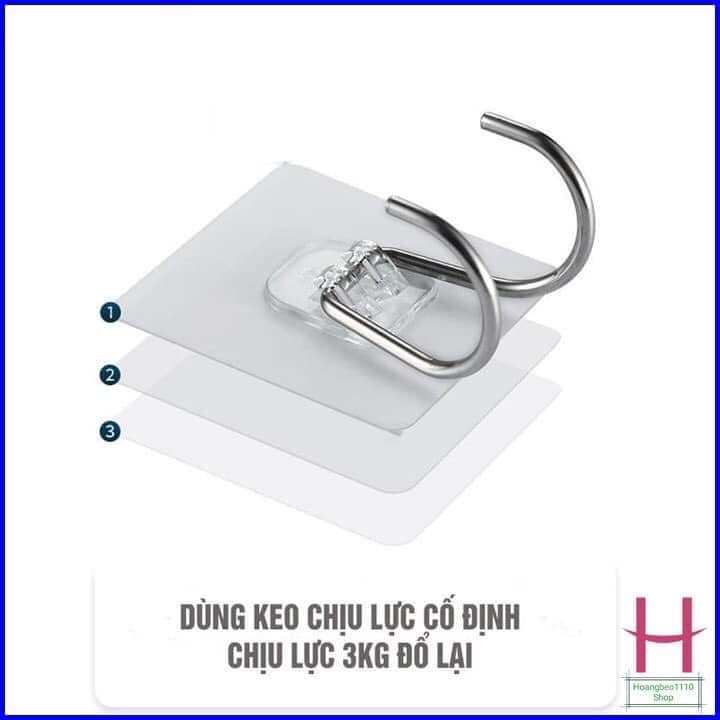 MÓC TREO ĐỒ ĐA NĂNG DÁN TƯỜNG 2 NHÁNH BẰNG INOX SIÊU TIỆN DỤNG