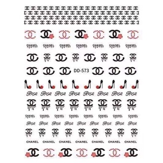 Hình dán móng,sticker nail hình thương hiệu